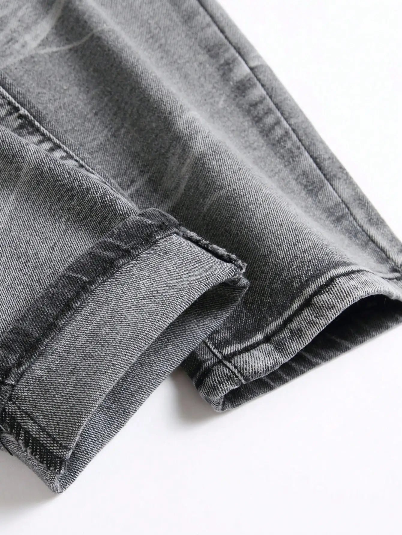 Denim Jeans Streetwear Tearing Patchwork