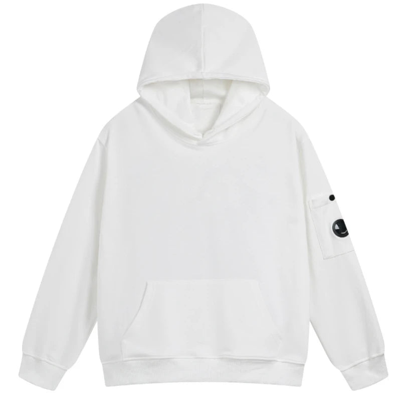 Solid Color Casual Loose Sports Hoodie