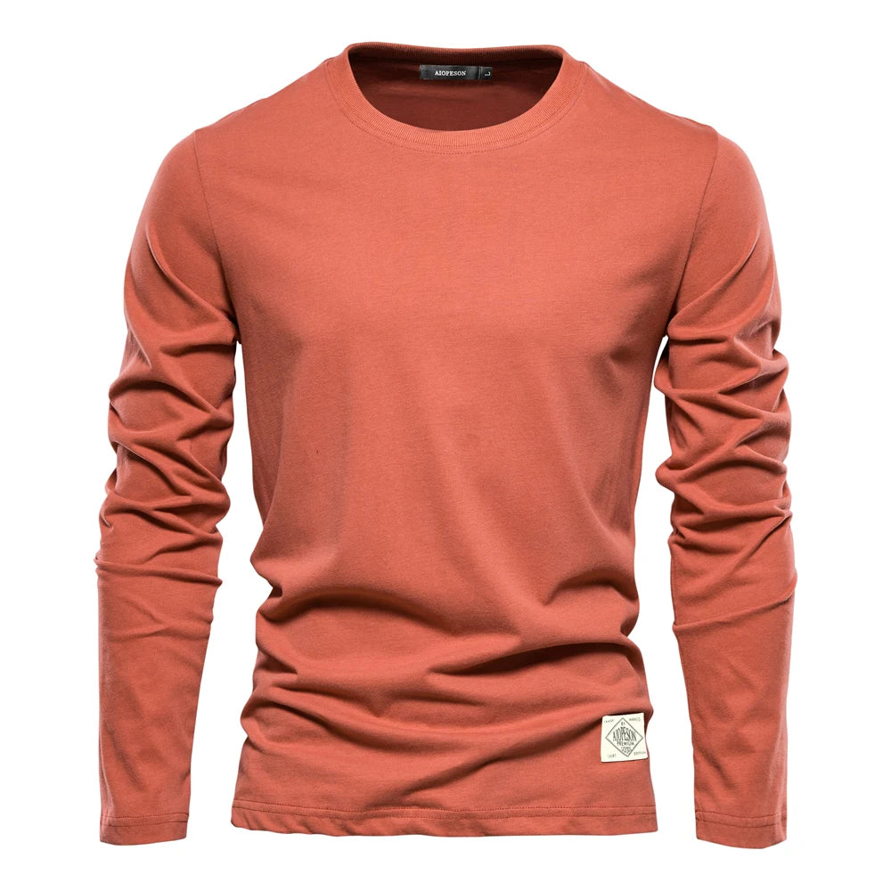 Solid Casual Mens Classic Top