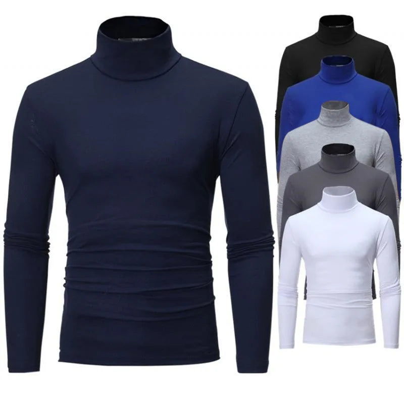 High Neck T-shirt Slim Fit