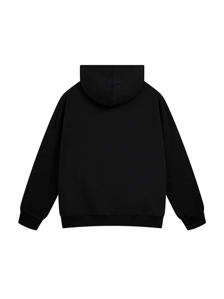 Solid Color Casual Loose Sports Hoodie