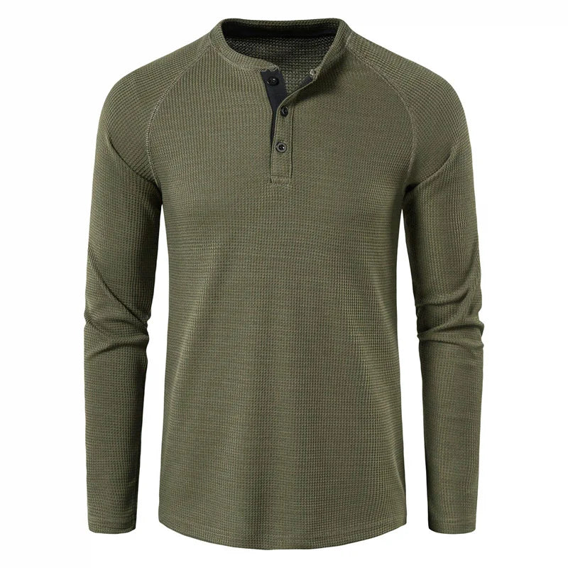 Waffle Cotton T Shirt