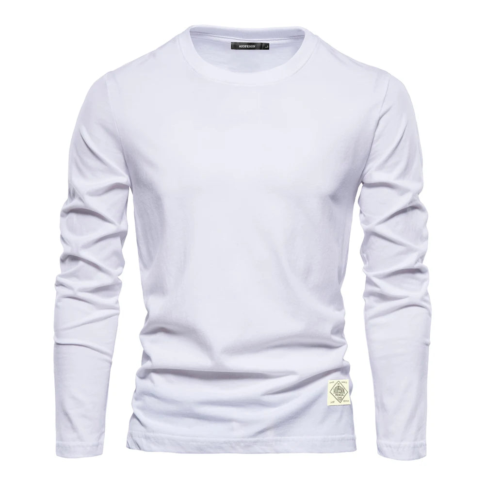 Solid Casual Mens Classic Top