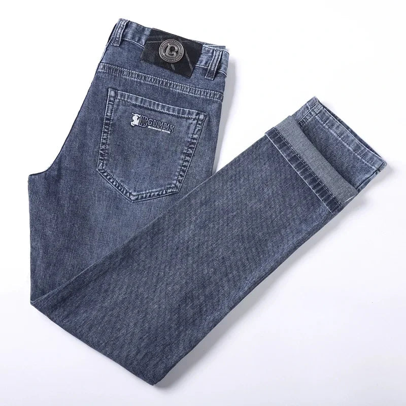 Loose Straight Leg Denim Pants