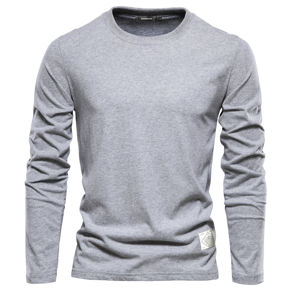 Solid Casual Mens Classic Top