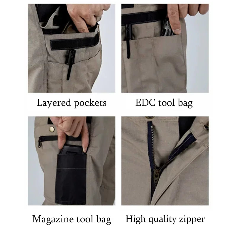 Multi Pockets Trousers