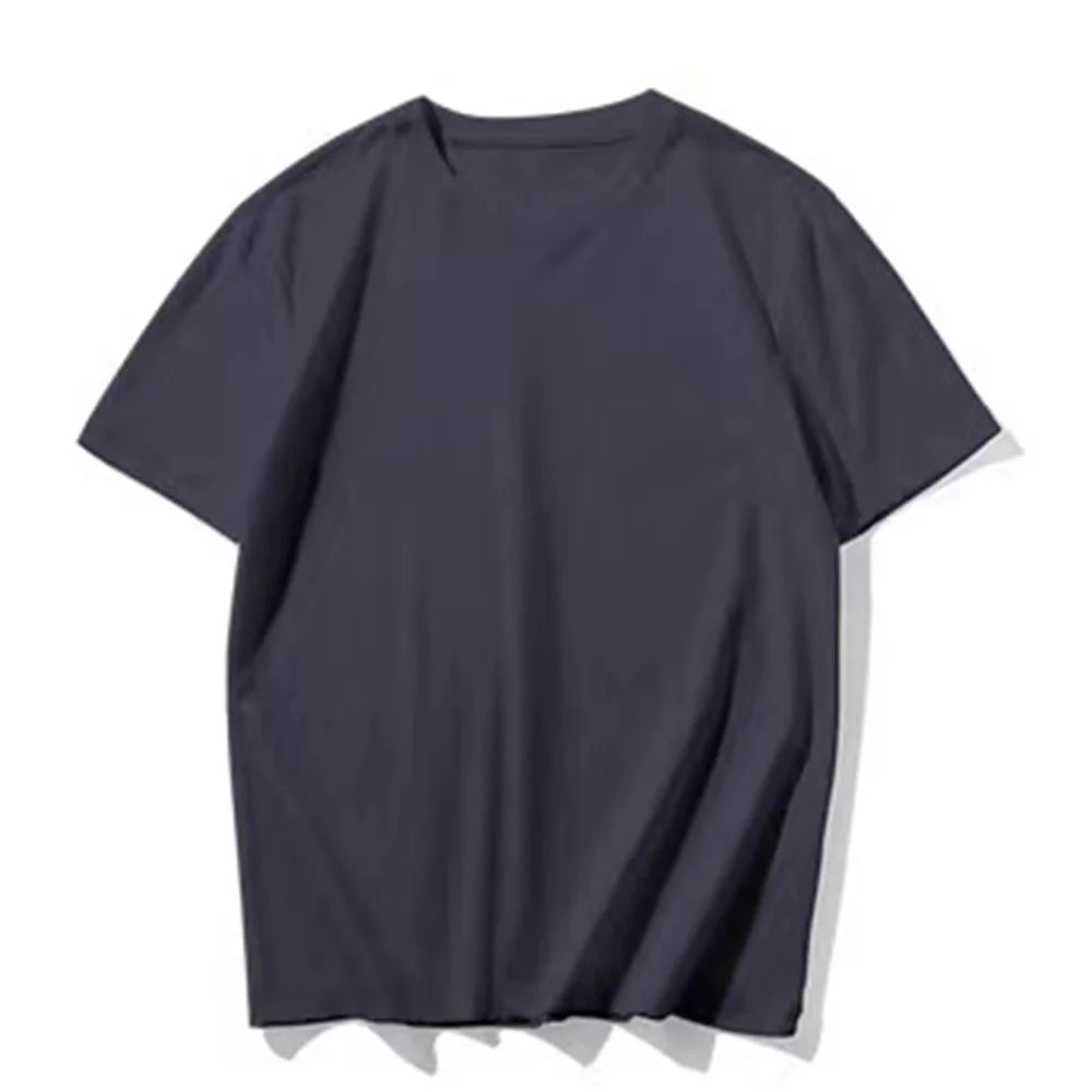 Solid Cotton Crew Neck Soft T-Shirts