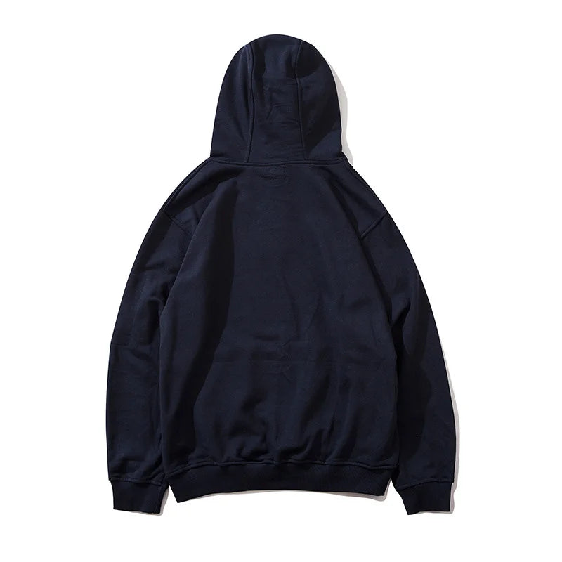 Solid Color Casual Loose Sports Hoodie