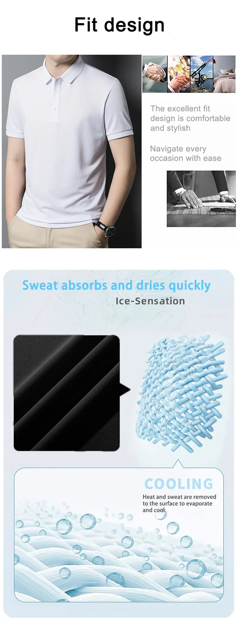 Ice Silk Polo