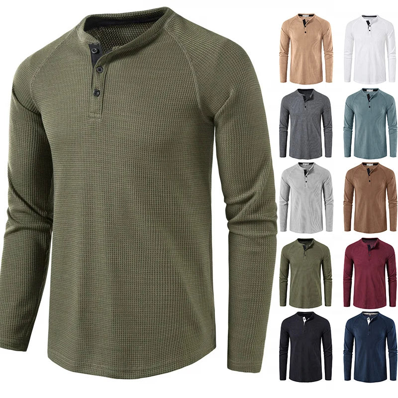 Waffle Cotton T Shirt