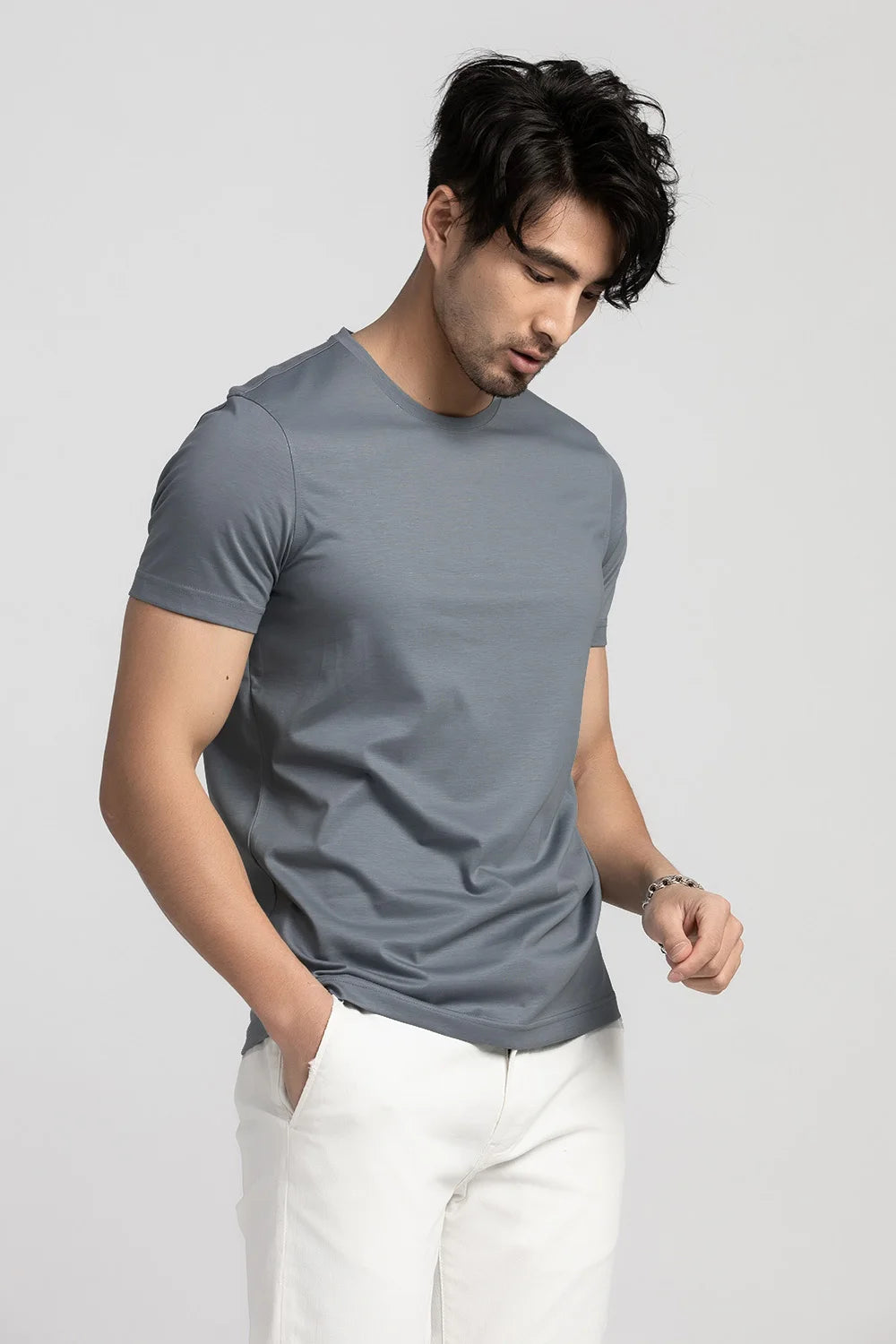 SuyaDream Mens Solid Tee