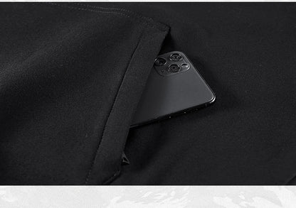 Techwear Zip Up High Neck Mask Windproof Pullover