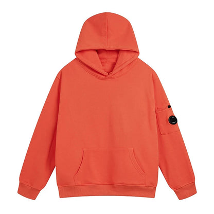 Solid Color Casual Loose Sports Hoodie