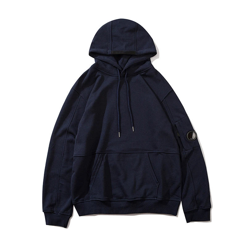 Solid Color Casual Loose Sports Hoodie
