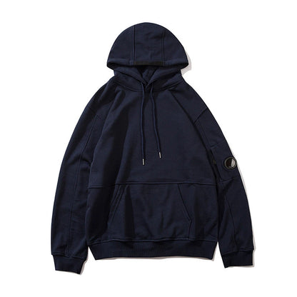 Solid Color Casual Loose Sports Hoodie