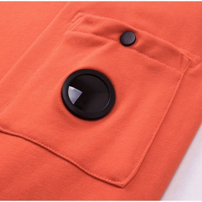 Solid Color Casual Loose Sports Hoodie