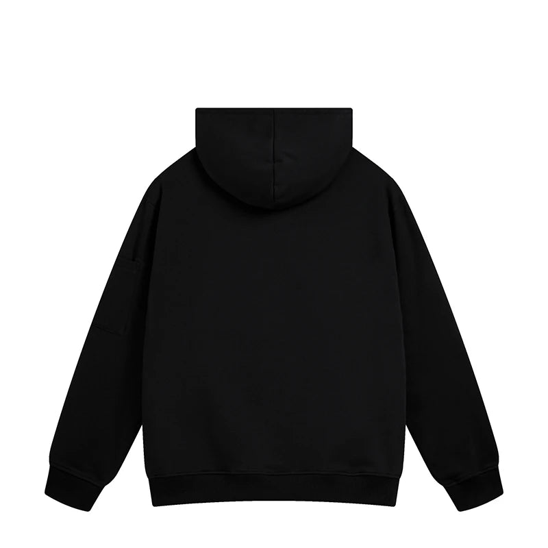 Solid Color Casual Loose Sports Hoodie