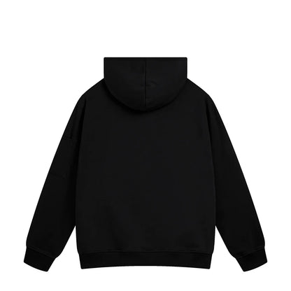 Solid Color Casual Loose Sports Hoodie
