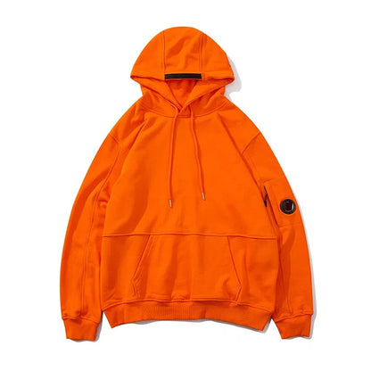 Solid Color Casual Loose Sports Hoodie