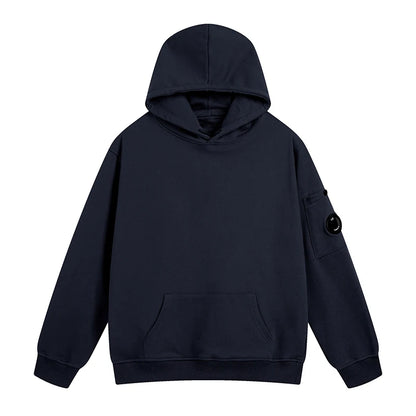 Solid Color Casual Loose Sports Hoodie