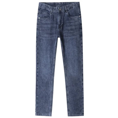 Loose Straight Leg Denim Pants