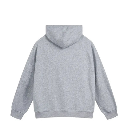 Solid Color Casual Loose Sports Hoodie
