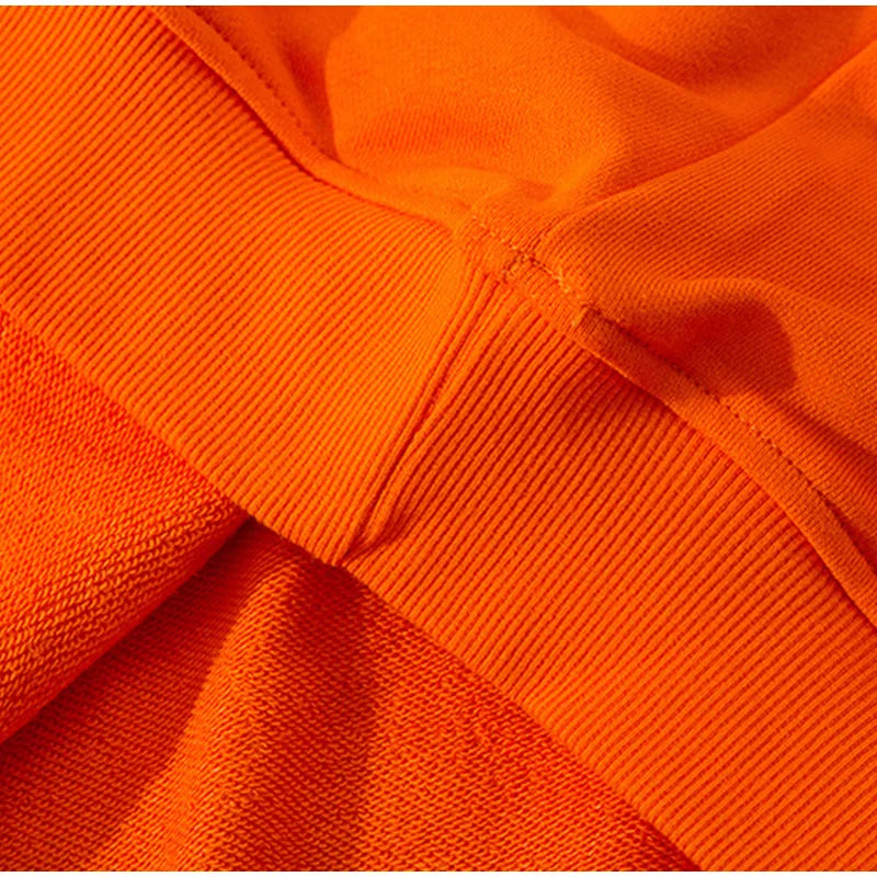 Solid Color Casual Loose Sports Hoodie