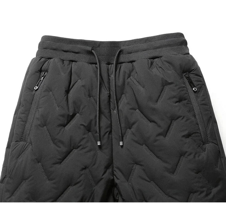 Winter Thickened Men's Down Pants