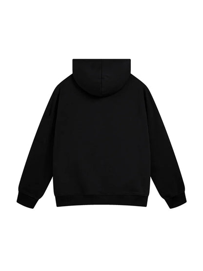 Solid Color Casual Loose Sports Hoodie