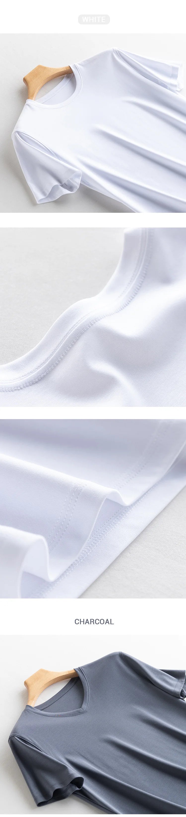 SuyaDream Mens Solid Tee
