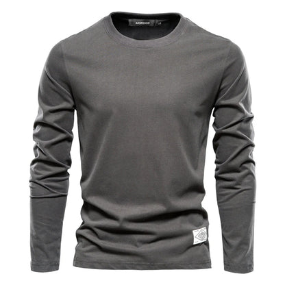 Solid Casual Mens Classic Top