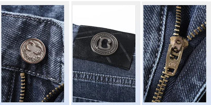 Loose Straight Leg Denim Pants