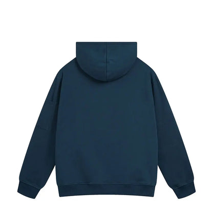 Solid Color Casual Loose Sports Hoodie