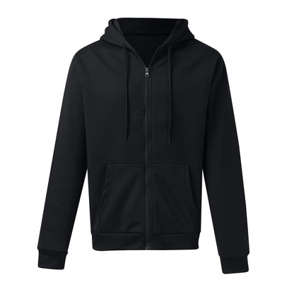 Solid Color Hoodies Zip Up