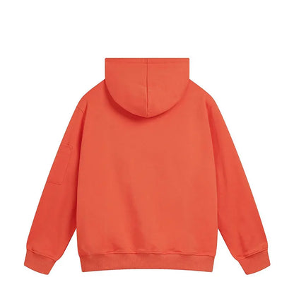 Solid Color Casual Loose Sports Hoodie