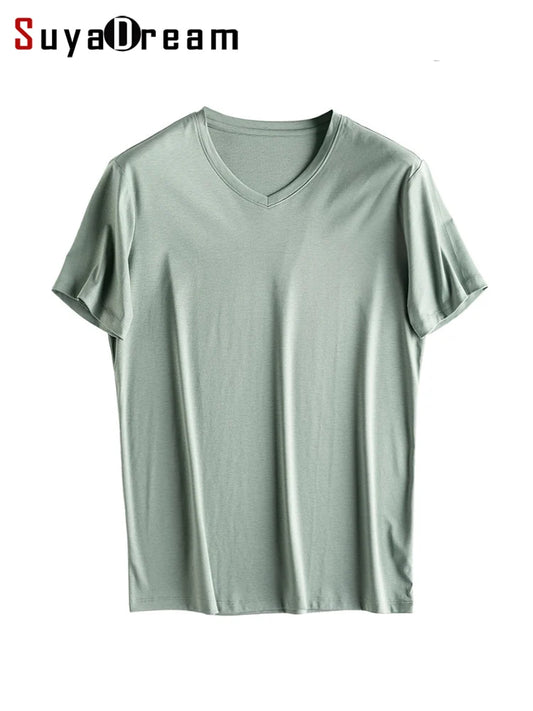 SuyaDream Mens Solid Tee