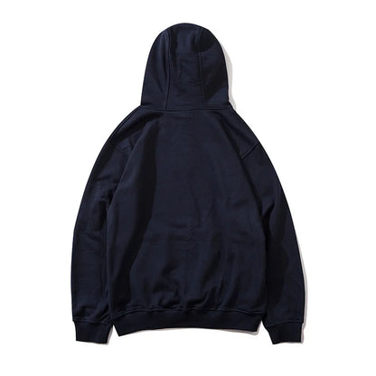Solid Color Casual Loose Sports Hoodie