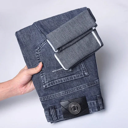 Loose Straight Leg Denim Pants