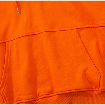 Solid Color Casual Loose Sports Hoodie