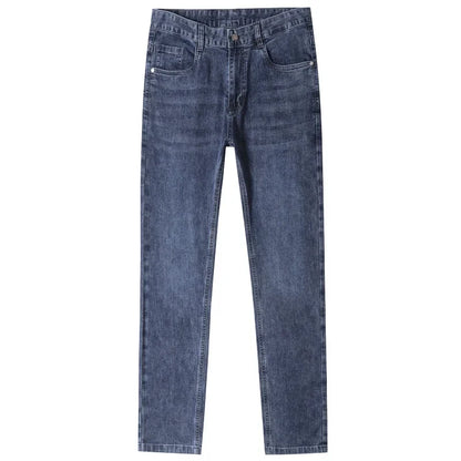 Loose Straight Leg Denim Pants