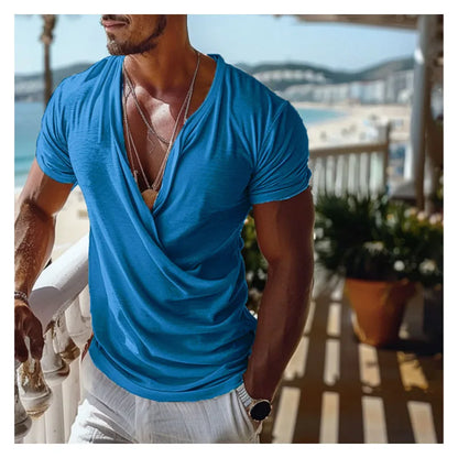Men's V-neck Short-sleeve