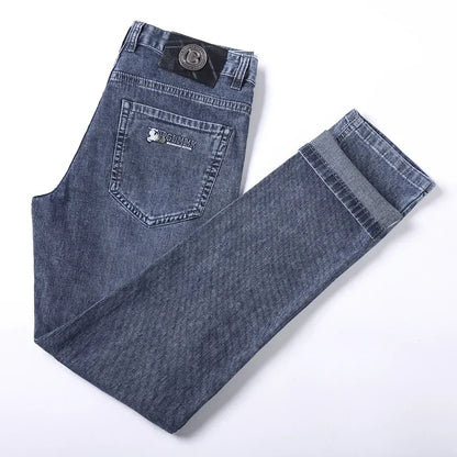 Loose Straight Leg Denim Pants