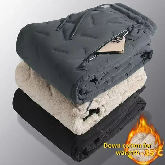 Winter Thickened Men's Down Pants