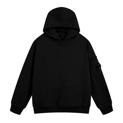 Solid Color Casual Loose Sports Hoodie