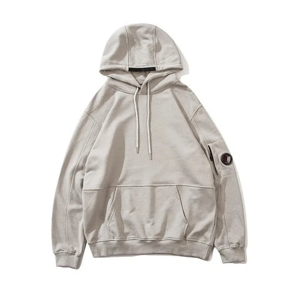 Solid Color Casual Loose Sports Hoodie